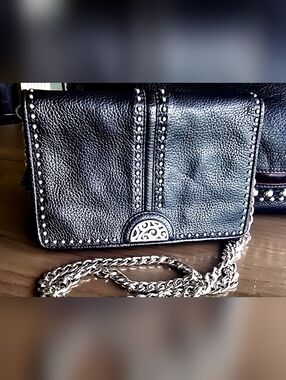 Brighton Pretty Tough Small Leather Organizer Crossbody